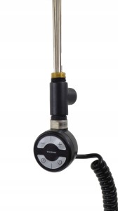 TERMA Grzałka MOA 1200W CZARNA trójnik do grzejnik