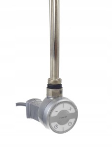 TERMA Grzałka MOA 1200W SILVER satyna MASKOWNICA