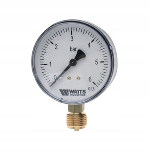 MANOMETR 63 mm 6 BAR radialny 1/4" WATTS