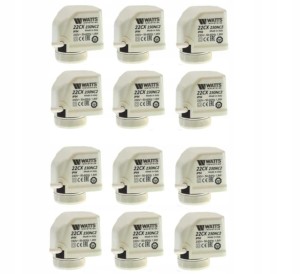 Siłownik termiczny NC Watts M30x1,5 Podłogowy 12sz