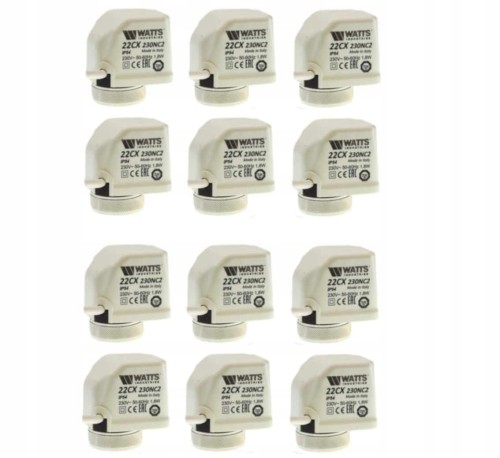 Siłownik termiczny NC Watts M30x1,5 Podłogowy 12sz