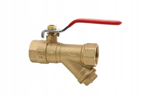 Zawór Kulowy z Filtrem Skośnym 1/2 cala VALVEX