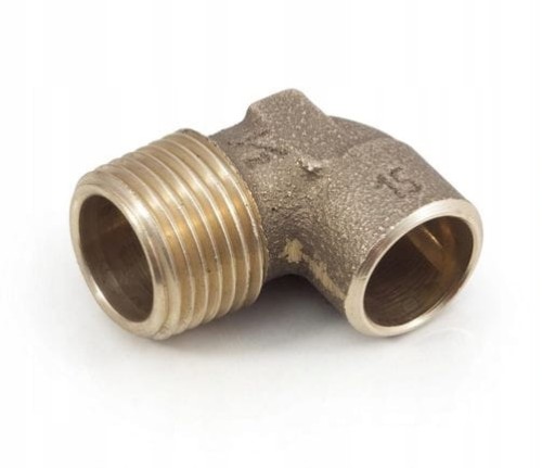 CONEX kolano BRĄZ do lutowania 15x1/2" Gz
