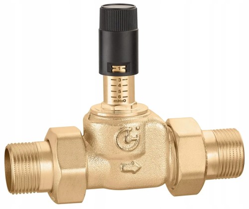 Zawór upustowo-różnicowy 3/4" ze skalą, regulowany prosty (poziomy) CALEFFI