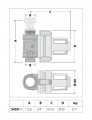 Separator Filtr magnetyczny CALEFFI 3/4" prosty POD KOCIOŁ