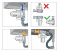 Separator Filtr magnetyczny CALEFFI 3/4" prosty POD KOCIOŁ