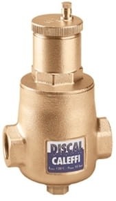 CALEFFI Separator powietrza DISCAL 5/4" rury poziome