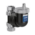 CALEFFI Separator powietrza DISCALSLIM 1" kątowy, korpus - technopolimer