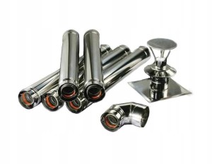 WKŁAD KOMINOWY KOMIN KONDENSACYJNY 60x100 pakiet 5