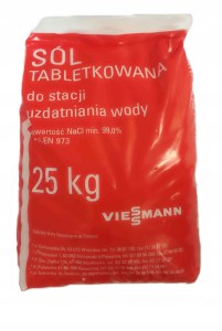 Tabletki Solne Sól Tabletka zmiękczacz 25 VIESSMANN
