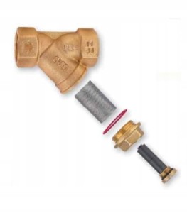 Filtr wody skośny osadnikowy z magnesem 3/4''