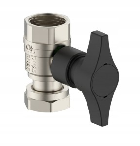 Zawór kulowy 1" gw półśrubunek - 1" gw, FERDOM