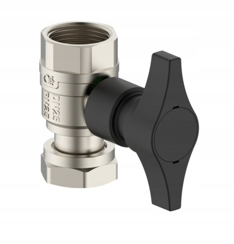 Zawór kulowy 1" gw półśrubunek - 1" gw, FERDOM