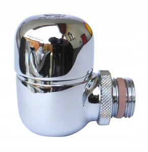 Odpowietrznik autom. De Luxe 1/2 kątowy Chrom HERZ