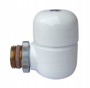 Odpowietrznik autom. De Luxe 1/2 kątowy Biały HERZ