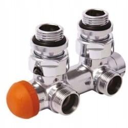 Herz Zawór H3000-TS kątowy 1/2 chrom G. Łazienkowy