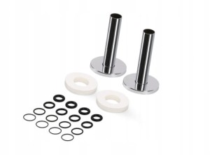 Rozeta CHROM osłona pojedyncza MASKOWNICA HERZ