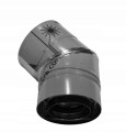 WKŁAD Kominowy Kolano Kondensacyjne Fi 80 /125 45