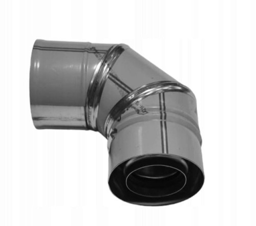 WKŁAD Kominowy Kolano Kondensacyjne Fi 60 /100 90