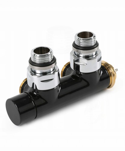 Zawór zespolony termostat 50 L CZARNY Glos POLETTI