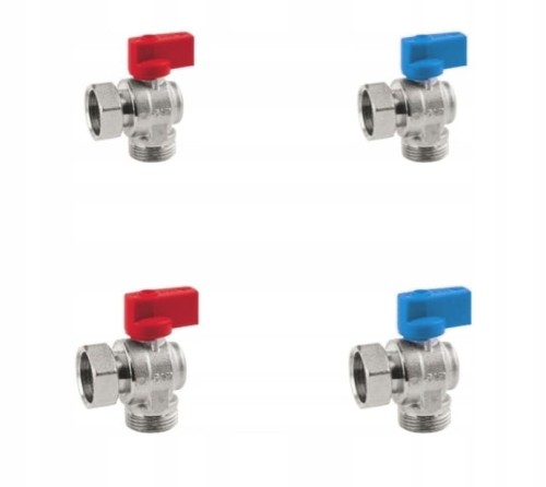 Zawory BASIC kątowe 4, kocioł gazowy 2 Funkcyjny