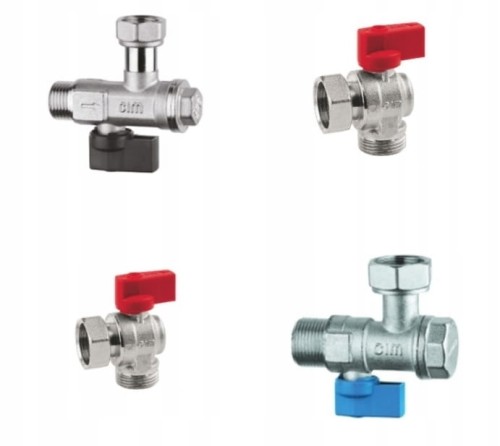 Zawory STANDARD podłączenia kotła gazowego 2 Funkcyjnego