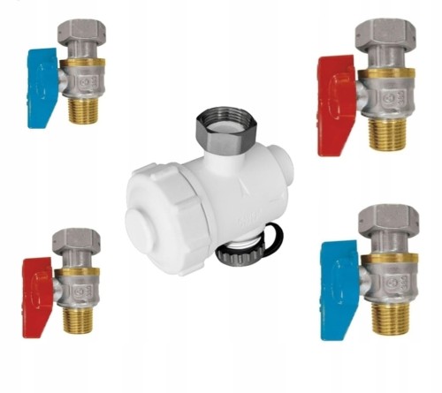 Zawory PREMIUM proste 4 +HIPPO separator kocioł 2F