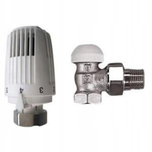 HERZ zawór termostatyczny kątowy 1/2 + głowica KPL