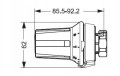 Głowica RAW-K termostatyczna M30x1,5 8-28C DANFOSS