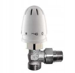 ZAWÓR RTL kątowy 1/2-3/4" + GŁOWICA mini HERZ