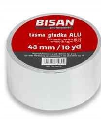 Taśma aluminiowa gładka 48mm / 10yd (9,144m) BISAN