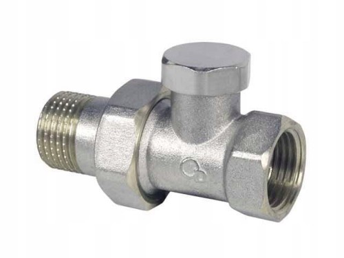 Zawór odcinający prosty powrotny dolny 1/2" DIAMOND