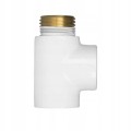Trójnik BIAŁY 1/2'' do grzałek RAL 9010 HERZ