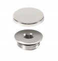 Korek z kapturkiem TERMA chrom 1/2'' POLETTI