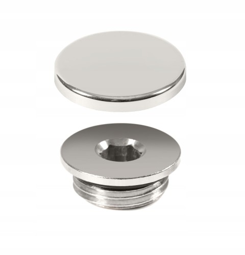 Korek z kapturkiem TERMA chrom 1/2'' POLETTI