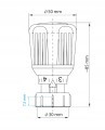 Głowica termostatyczna VIRGO GZ03 do ZT22 Valvex
