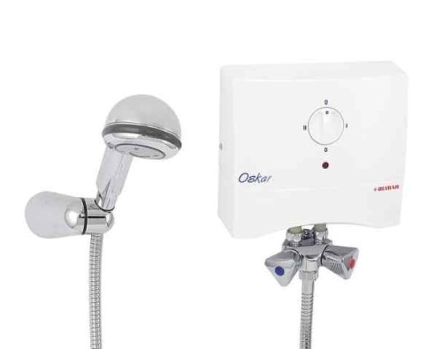 BIAWAR Ogrzewacz OSKAR OP-5P prysznicowy+słuchawka