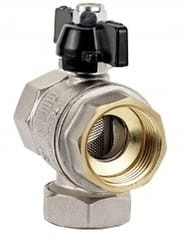 Zawór kulowy z filtrem osadnikowym 1'' EKO FILTRO