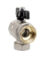 Zawór kulowy z filtrem osadnikowym 1/2' EKO FILTRO