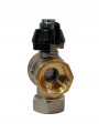 Zawór kulowy z filtrem osadnikowym 1/2' EKO FILTRO