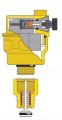 Odpowietrznik automatyczny 1/2'' CALEFFI boczny