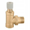 Zawór upustowo-różnicowy 3/4" ze skalą, regulowany kątowy CALEFFI