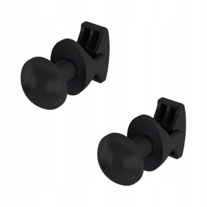 Haczyk uchwyt grzejnik TERMA wieszak GRIP CZARNY x2