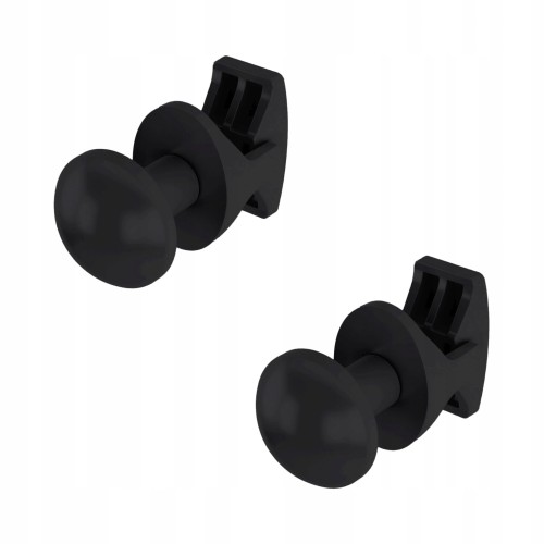 Haczyk uchwyt grzejnik TERMA wieszak GRIP CZARNY x2